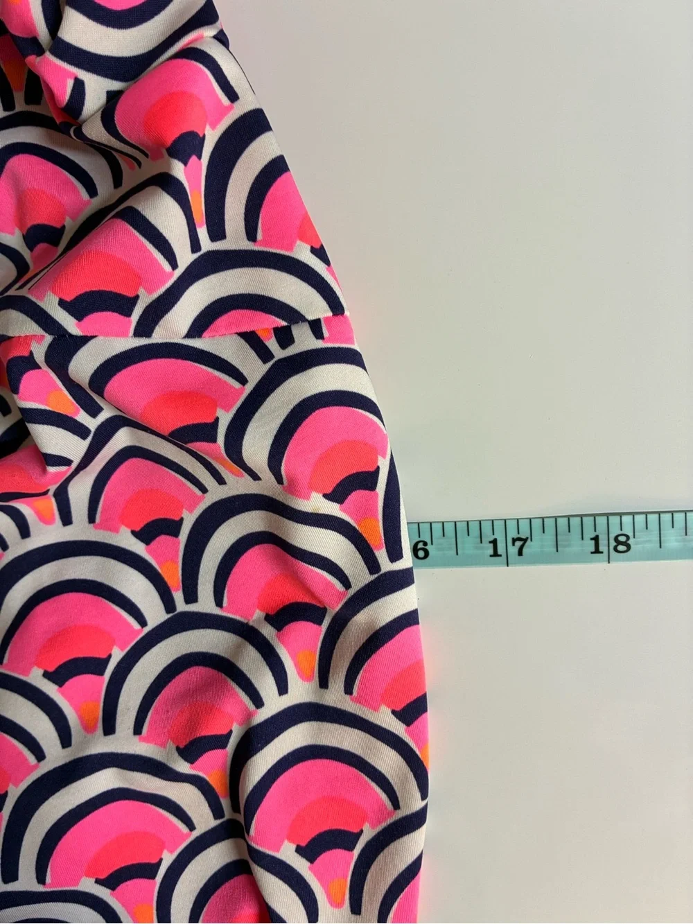 Julie Brown NY Geometric Print Pink Wrap Dress M
